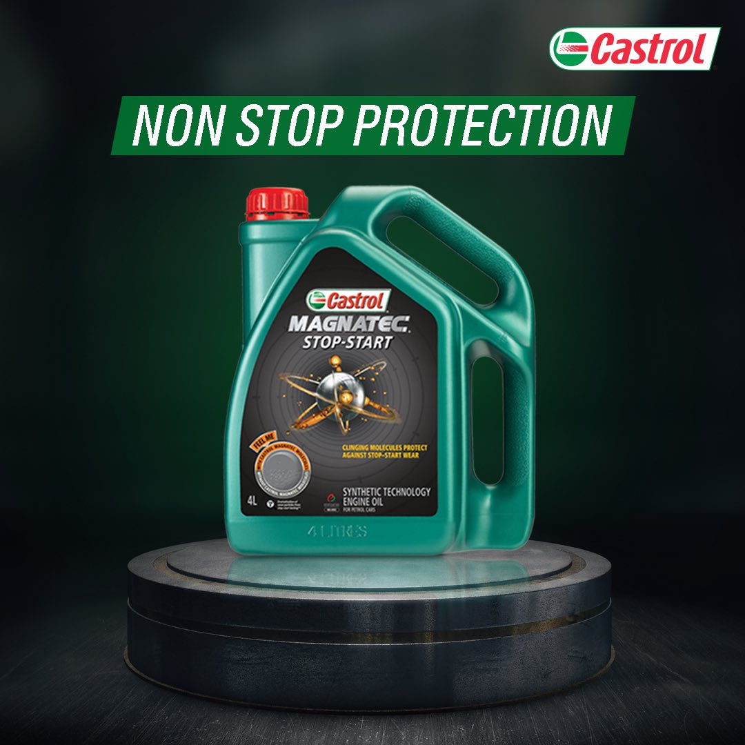 CastrolME's tweet photo. Castrol MAGNATEC gives you the constant protection your engine needs to keep on running. This innovative oil helps maintain the performance of your vehicle and shields it from damaging stop-start engine wear.
#CastrolCares #CastrolMagnatec #EngineCare https://t.co/PV4oQrJLKX