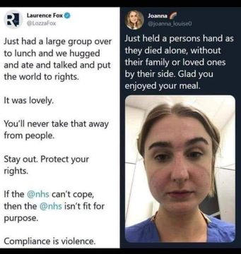 docrussjackson's tweet photo. Karol Sikora. Laurence Fox. Daniel Hannan. Toby Young. Allison Pearson.

Free speech is essential for a functioning society. 

The people who use free speech without taking any personal responsibility threaten everyone's free speech.

Words have consequences.

#COVID19 https://t.co/FutCoYwLNm