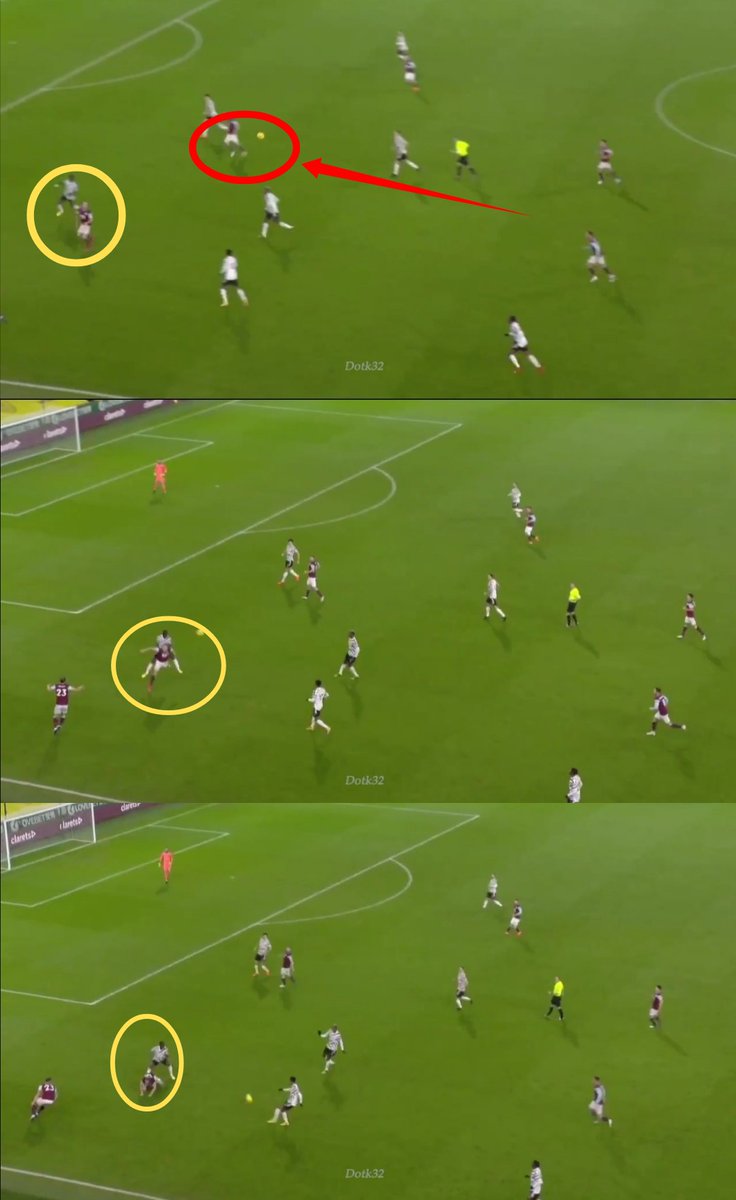 Bailly - Winning Duels (Continued) 1 - Bailly stays a yard off so he can gather pace and leap.2 - Times the leap well and wins the ball.3 - Simultaneously knocks it down into Rashford.