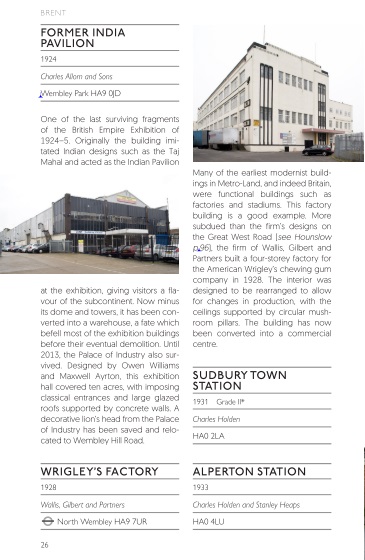 Thank you for coming on our virtual tour today. All these buildings and many more in Brent and elsewhere are featured in our Guide to Modernism in Metro-Land, available here  http://www.modernism-in-metroland.co.uk/the-guide.html 