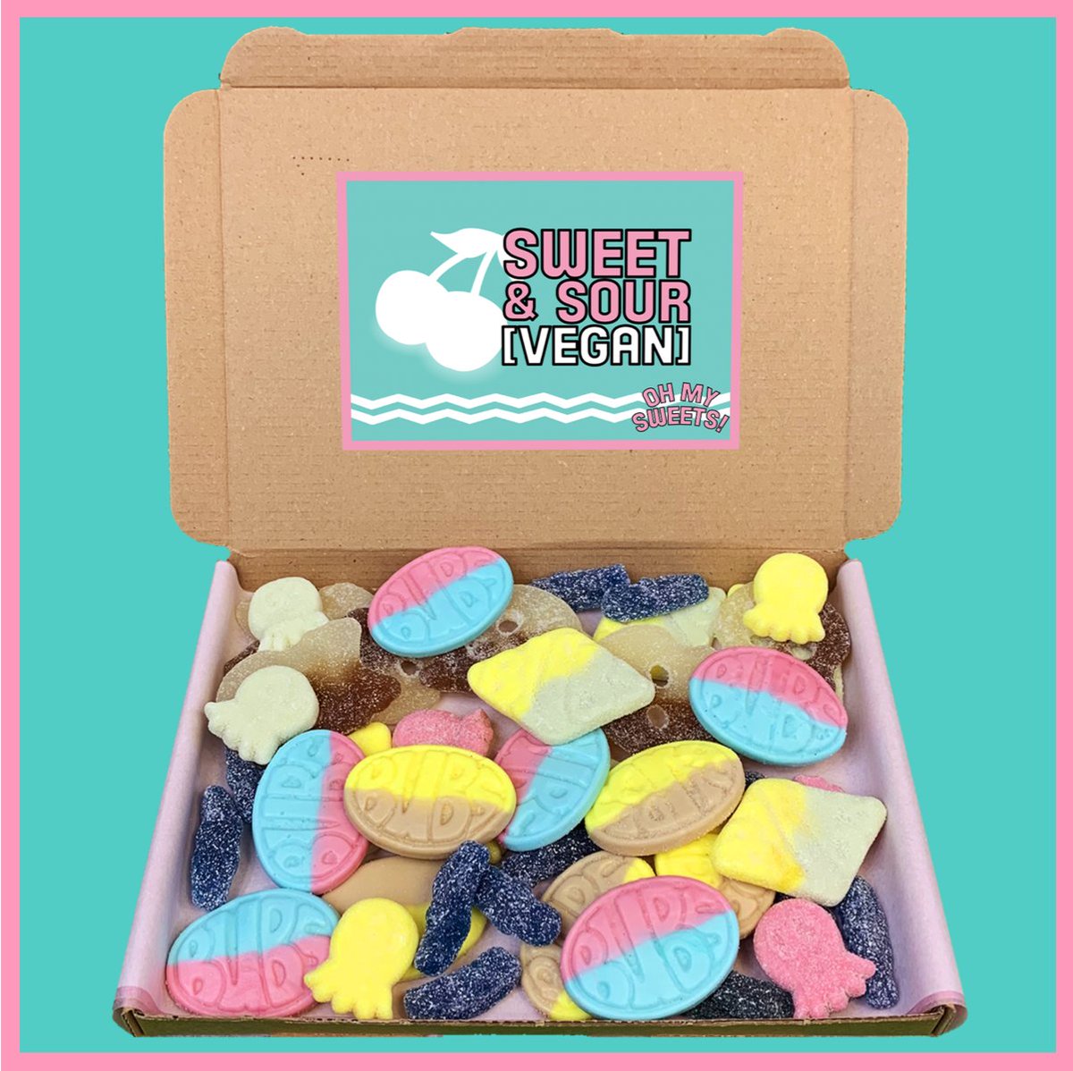 OhMySweetsUK's tweet photo. Our brand new Sweet & Sour VEGAN Sweet Mix has arrived!
Full of tasty treats, all suitable for vegans!
#sweets #vegan #vegansweets #veganuary #veganuary2021 #vegetarian #suitableforvegetarians https://t.co/p66SoobL0c