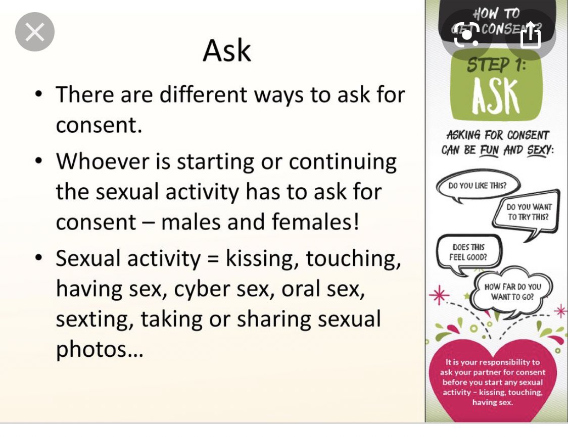 Ways to ask for consent: