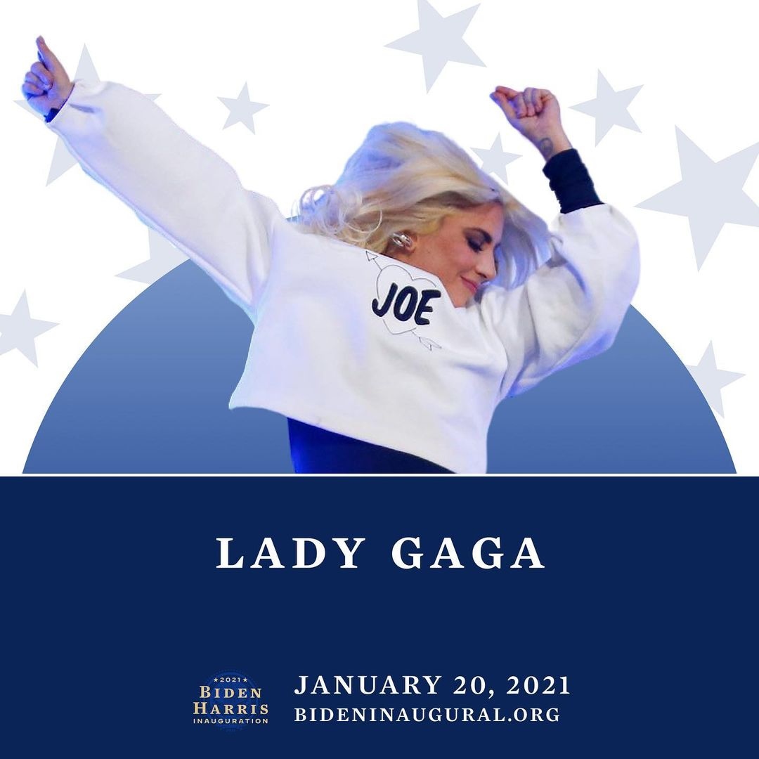 .@LadyGaga has announced she will be performing the National Anthem on January 20th at the inauguration of Joe Biden and Kamala Harris 👏
#LadyGaga https://t.co/kTBH6PeMcT