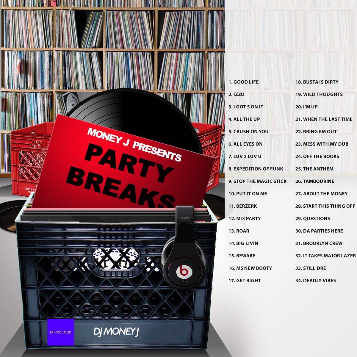 moneyj1210's tweet photo. Finally got around to have a little mix up of some classic party breaks . Recorded live one take with mistakes and all
34 tracks of classic party breaks to get the party jumping.
https://t.co/8liryc2yUr https://t.co/3L8hzuxt2y