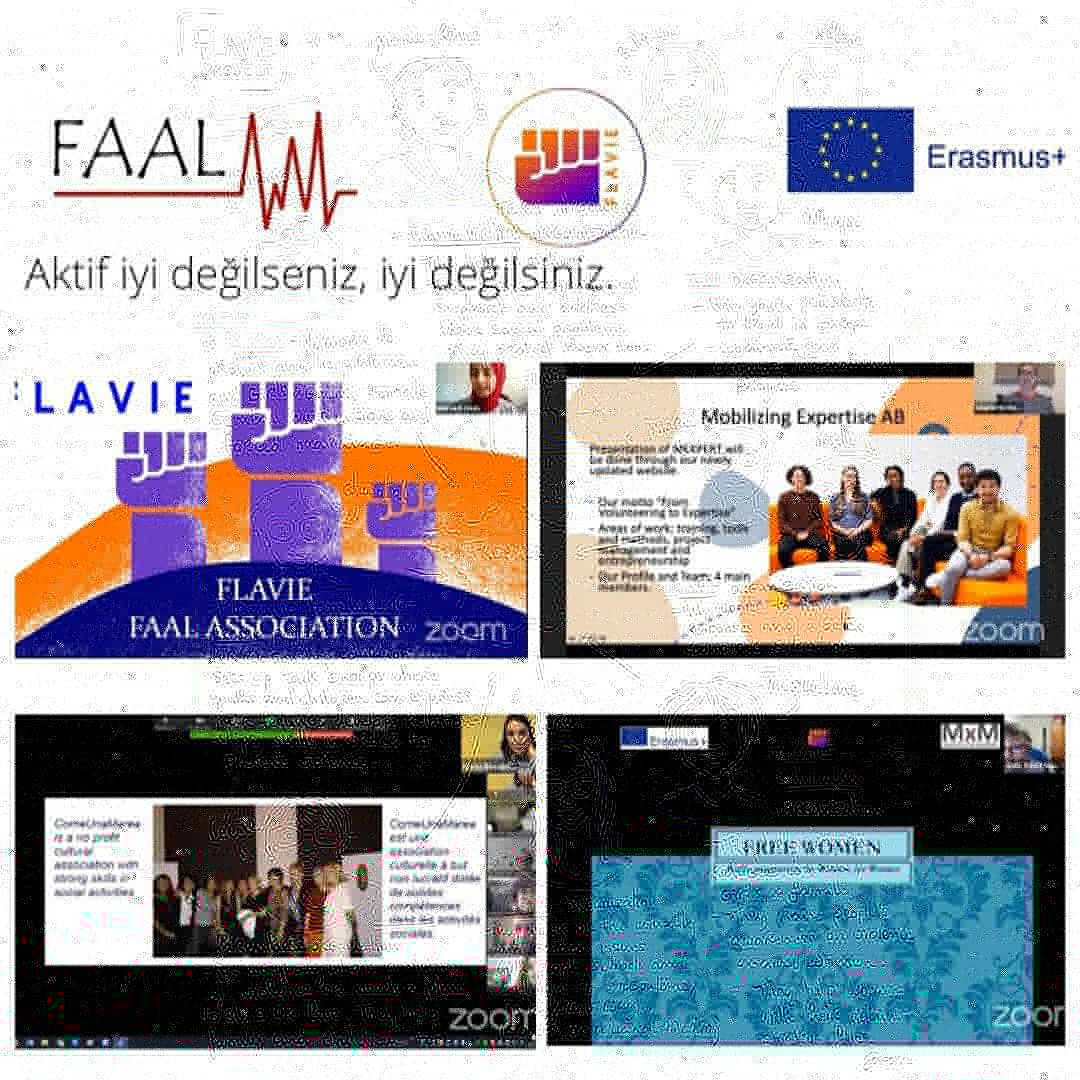 FaalDernegi's tweet photo. Joy, FLAVIE Projesinin Başlangıç ​​Toplantısının harika bir restitüsyonunu yaptı!  🥳  Görme şansınız oldu mu?  Ona ve katılan tüm ortaklara çok teşekkürler. 🇪🇺
 Joy’un çalışmalarını görmek istiyorsanız Facebook sayfasını takip edebilirsiniz.😍 https://t.co/EO5JCZmQYc