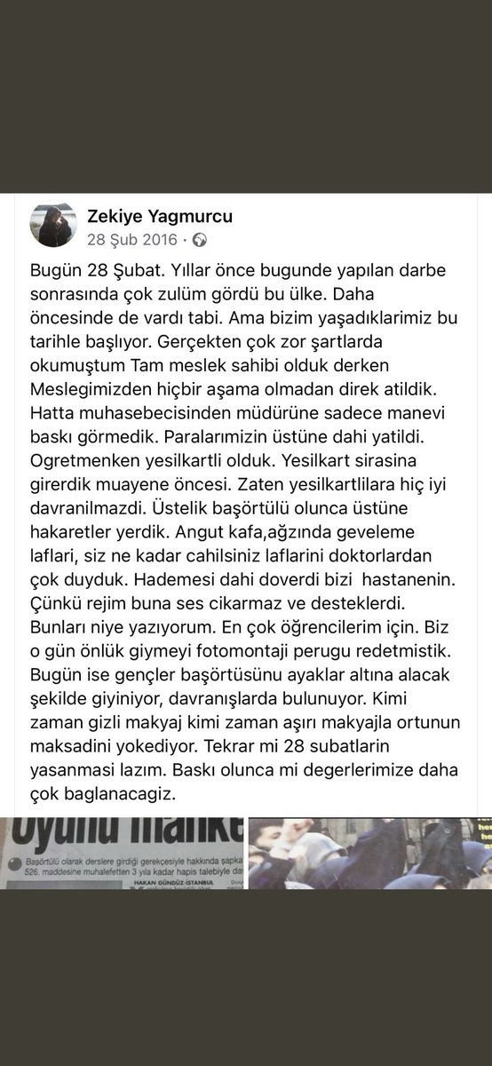 Türbanı kazandık,tesettürü kaybettik.