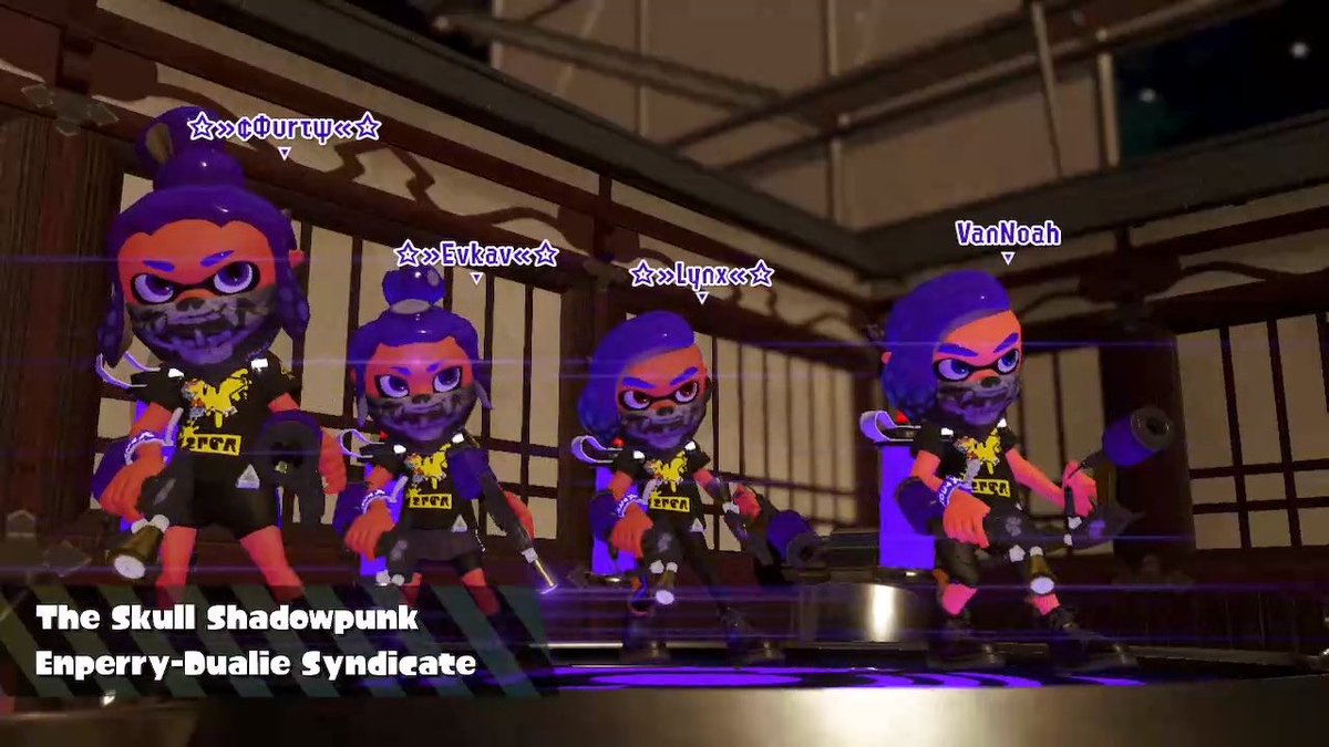 evkav_thewraith's tweet image. A compilation of some of our fun team names 😍 #Splatoon2 #NintendoSwitch #Splatfest #TeamSuperStar