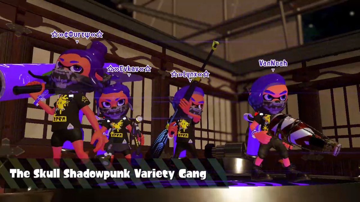 evkav_thewraith's tweet image. A compilation of some of our fun team names 😍 #Splatoon2 #NintendoSwitch #Splatfest #TeamSuperStar