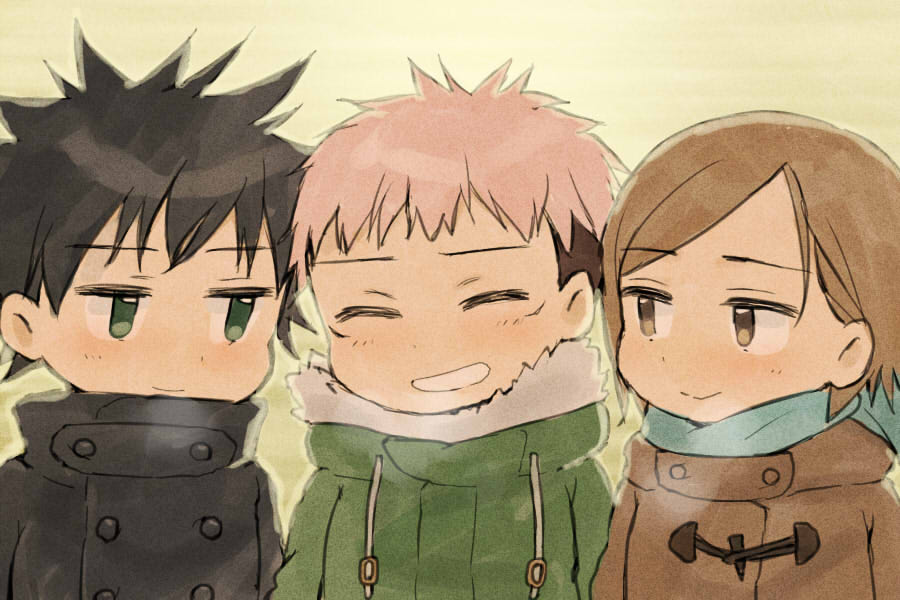 つづや 線維筋痛症 En Twitter 1年生ズ幸せになって 呪術廻戦ファンアート 呪術廻戦イラスト 呪術廻戦 虎杖悠仁 伏黒恵 釘崎野薔薇 つづや 線維筋痛症 En Twitter 1年生ズ幸せになって 呪術廻戦ファンアート 呪術廻戦イラスト 呪術廻戦 虎杖悠仁 伏黒恵 釘崎野薔薇