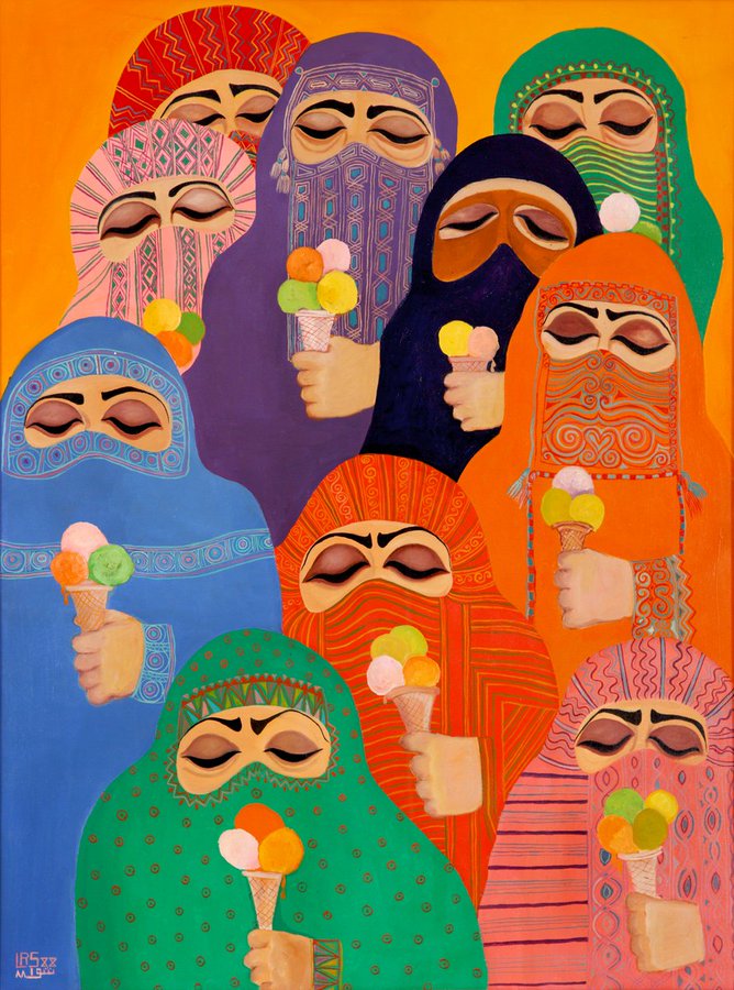 womensart1's tweet photo. Contemporary Palestinian artist Laila Shawa #womensart https://t.co/jAFCYhpLmD