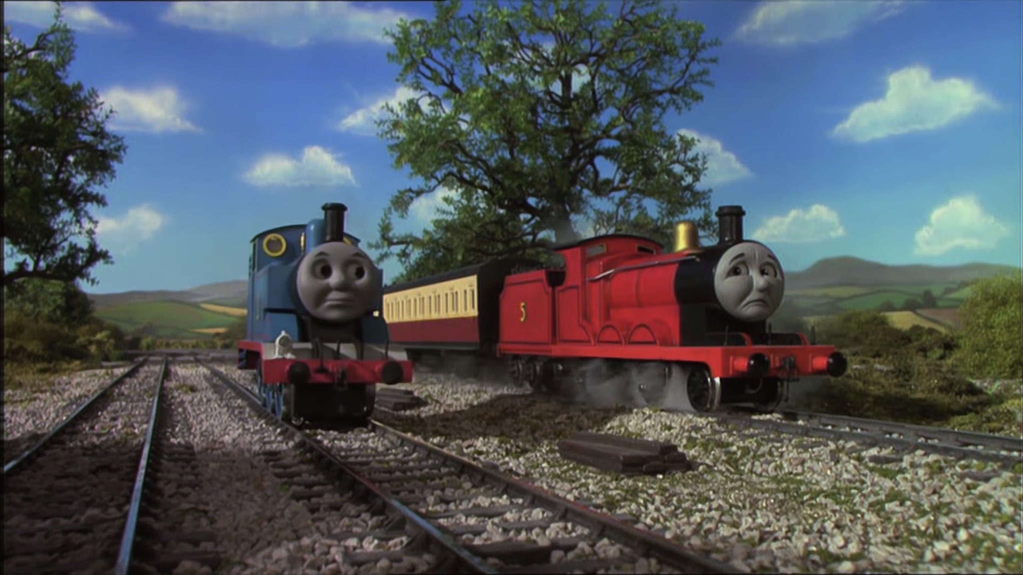 𝙼𝚊𝚜𝚘𝚗 𝙳𝚎𝚢 on X: The Fastest Red Engine on Sodor (1998