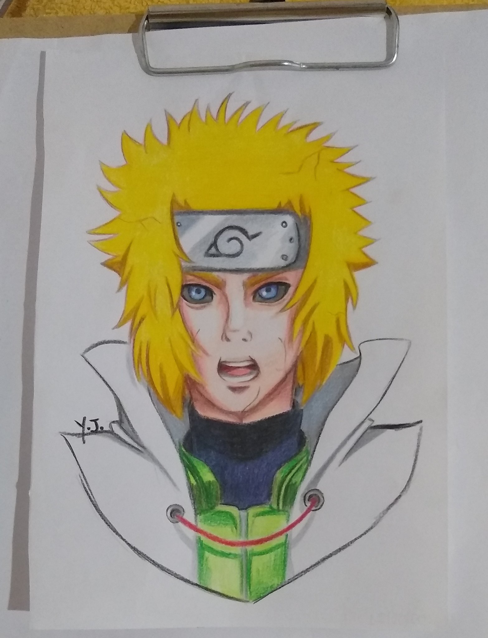 Hyo on X: Yondaime Hokage, Minato Namikaze com Edo Tensei 💙 (Fiz esse  desenho quando tava fora, resolvi colorir..)  / X