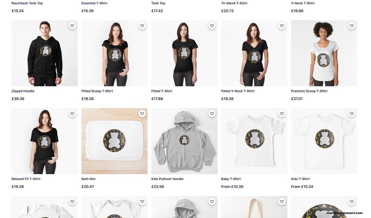 martinharmanart's tweet photo. It's here! Yay! The official Martin Harman Art Merch! Feel free to check it out at: https://t.co/woIfbvd8jc
.
#abstractart #redbubble #abstractartmerch #teddybeartshirt #beartshirt #teddybearbag #teddybearbathmat #teddybearpin #bearhoodie #cooltshirt #arttshirt https://t.co/2dFaGDs7fr