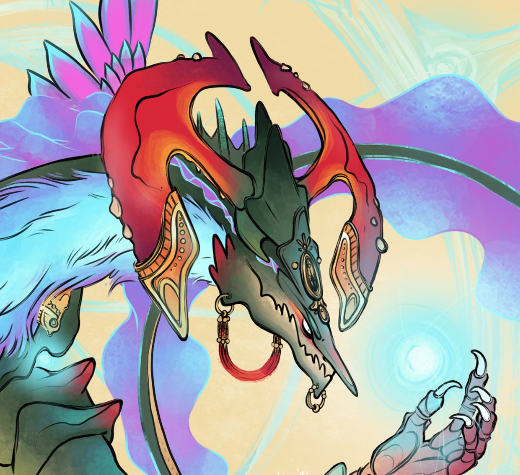 wallpapers Tiamat Smite Fanart anna vrieling on twitter last week