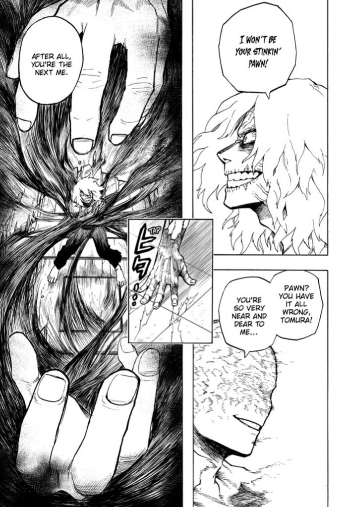  #mha297 I know that this isn’t going to happen but it would be interesting if one of the aftermath of this prison break is heroes and citizens openly expressing a “Some villains are better off dead” sentimentAFO demon lord line...I don’t know how I feel about it