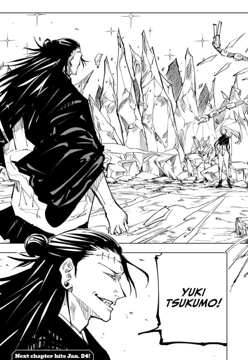  #jjk135 If this chapter hasn’t convinced you that killing off Choso is a huge loss of narrative potential, I don’t know what will.Also, all the special grades are here except Yuta...I think what’s going to happen is after this arc, we won’t know where or what Yuji is doing—