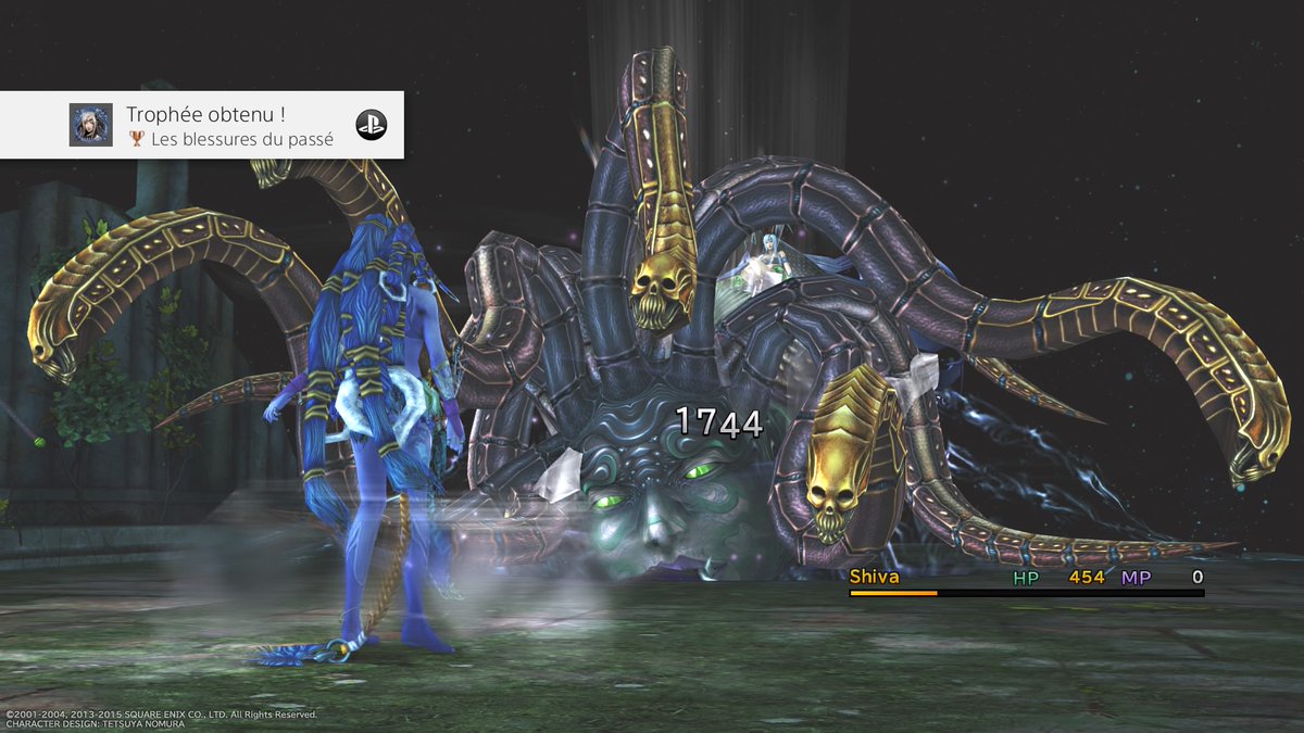 LaRodeusePale's tweet photo. First try pour Yunalesca aussi, next ! #FFXRemaster #FFX #PS4share https://t.co/vUZ7SZshwP