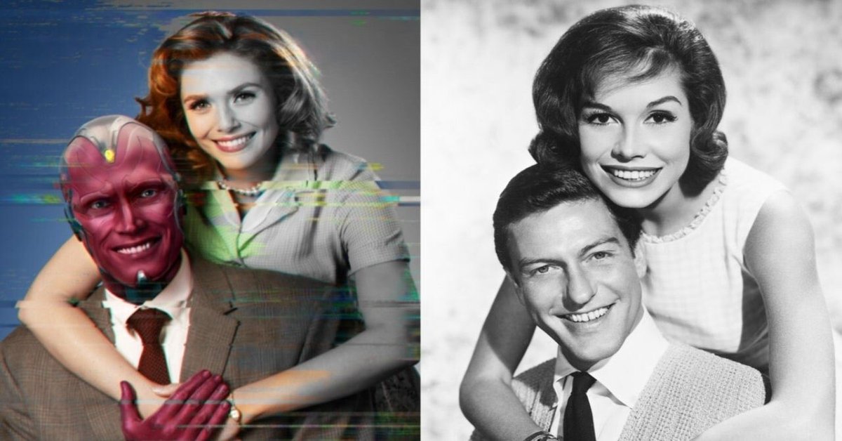 SPOILERS AHEAD. If you’re not familiar with the overall premise of Wandavision, it takes place post Endgame & each episode will visit a new era in TV. So far episode 1 was influenced by the 50’s and The Dick Van Dyke Show/I Love Lucy. Episode 2 was influenced by Bewitched.