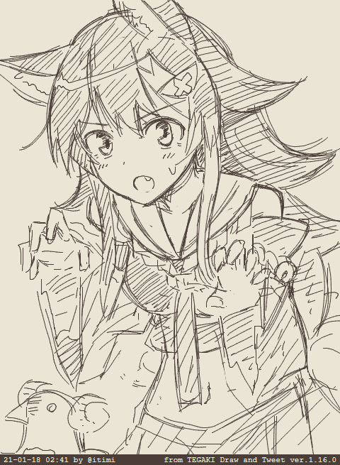 ミミミミミ #tegaki_dt 