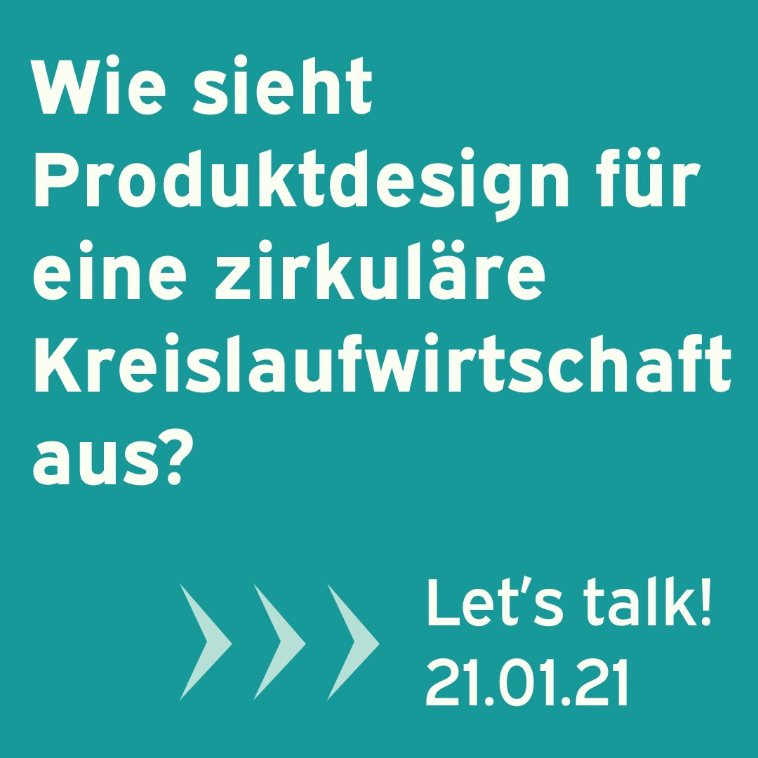 railslove's tweet image. SAVE THE DATE!
Lineare vs. zirkuläre Kreisläufe | Ressourcen | Wertschöpfung |Langlebigkeit und Modularität von Produktdesign.                   👉Redet mit! Talks von @chrisxrudolph &amp;amp; Karsten Bleymehl (circular materials).
21.01. 18:30 Uhr [Zoom-Link am 20.01] #circulareconomy