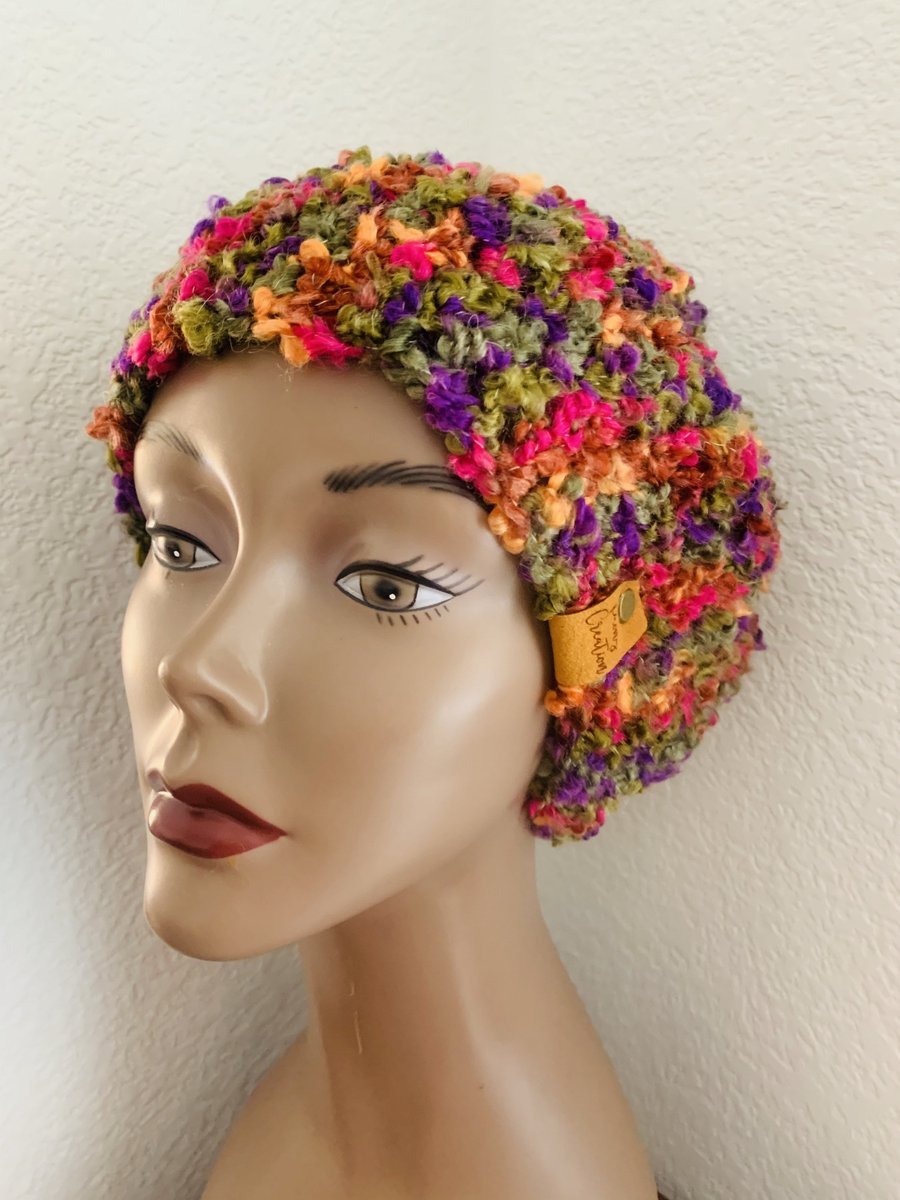 PeonyCreation's tweet photo. Excited to share the latest addition to my #etsy shop: Pink Yellow Purple Green Crochet Beanie Slouchy Hat #crochet #slouchy #beanie #tam #beret #hat #hipsterhat #bohohat #bohoslouchy https://t.co/Uz42AM6Sw8 https://t.co/Ch6vowF86M