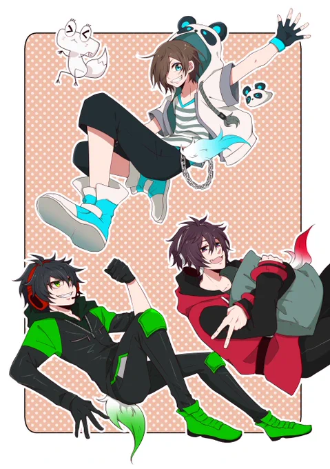 隠れてる部分も描いてましてん。 