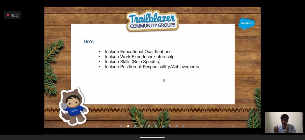himanshusfdc's tweet photo. Very informative and wonderful session by @Sesha__ Thanks for providing tips on Resume and Interviews.. #ProTipsSFDC @Vijayawada_SFDC https://t.co/dUfNXb7qYC