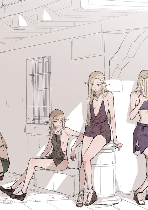 エルフ立ちんぼ 
