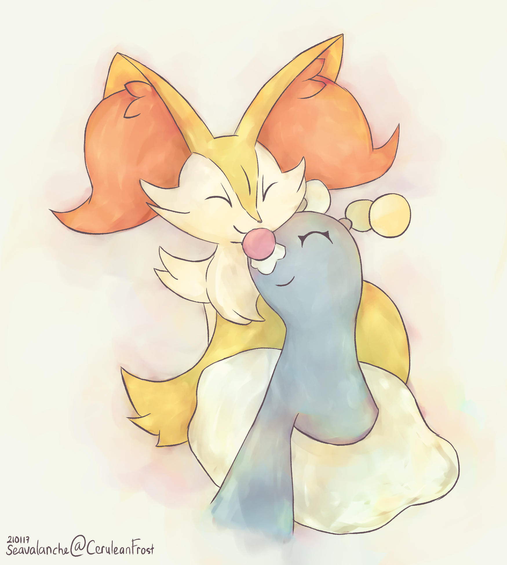 Seavalanche Affection テールナー オシャマリ Braixen Brionne T Co K5avpthdul Twitter