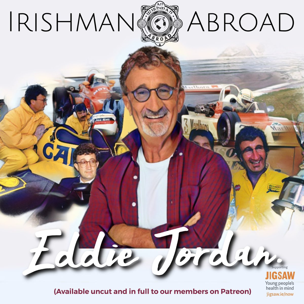 Jarlath's tweet photo. To hear the full Eddie Jordan chat - the one that has now been stolen and carried by a load outlets without crediting us - it’s here and it’s very good. https://t.co/12upCZ3SLN and here https://t.co/0Bs7pRTMmt Give us an auld RT. We could do with them today. 🇮🇪 #takebackthepower https://t.co/64vRiMm8lM