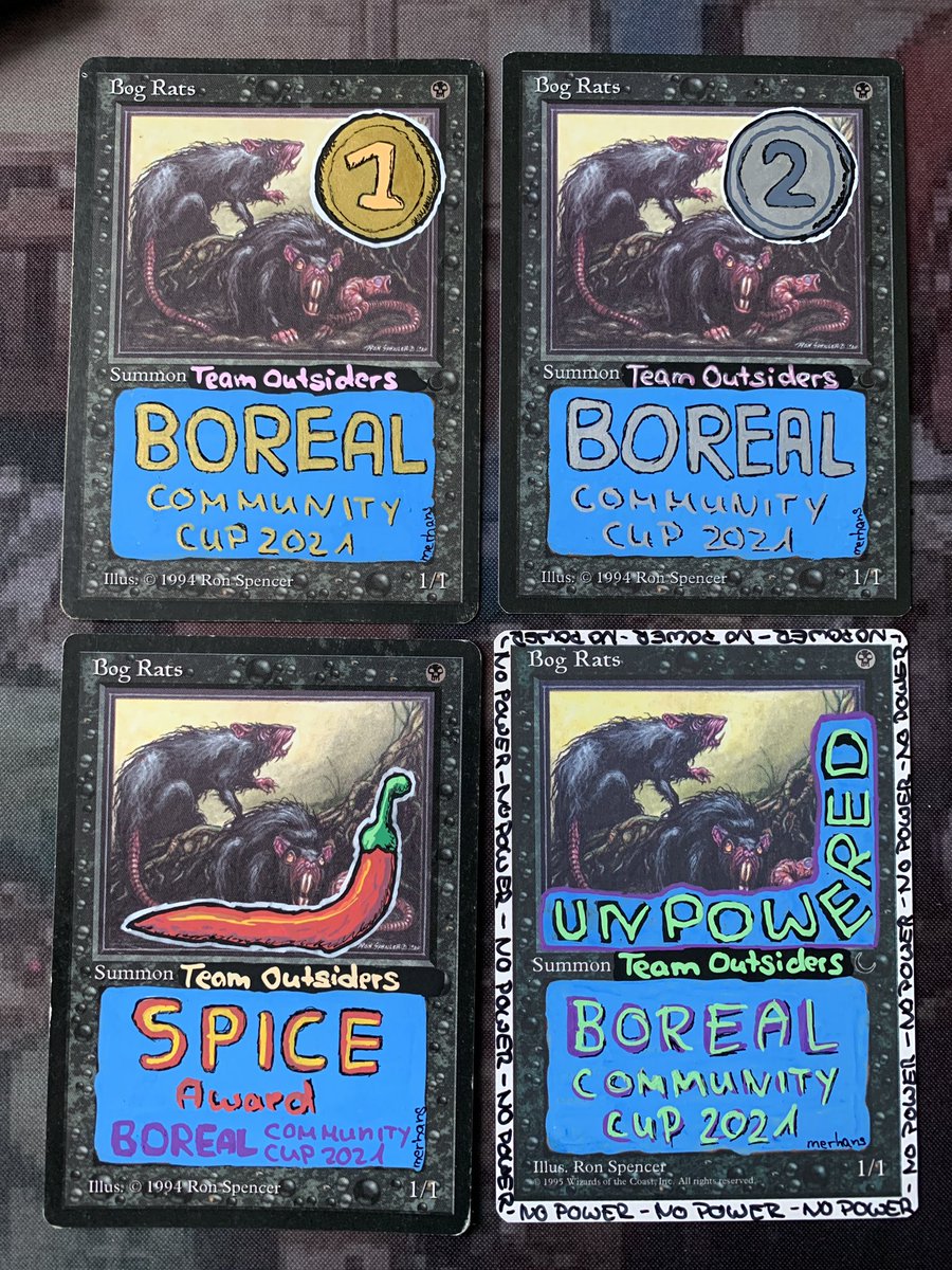 merhans_'s tweet photo. Don’t miss your chance to win one these! 
#oldschoolmtg #teamOutsiders
#BorealCommunityCup2021 https://t.co/trv5zpzfbT