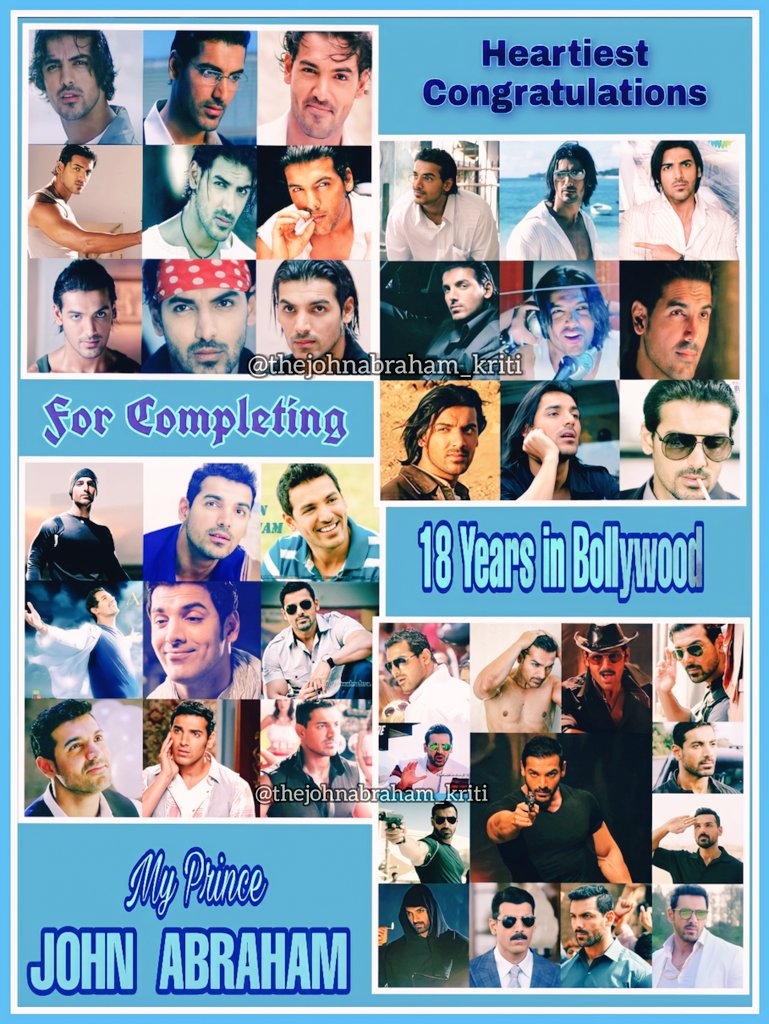 John_abraham_KB's tweet photo. Differ. Characters differ. Shades
Bt equally presentable in every roles
Also effectively proved himself as smart Prudent #Producer
Heartiest Congrats 2 u my love @TheJohnAbraham❤️
For completing 18 successful yrs in Bollywood👍😘👏
#18YearsOfJism
#JohnAbraham #john_kriti https://t.co/z2EFsg2xf3
