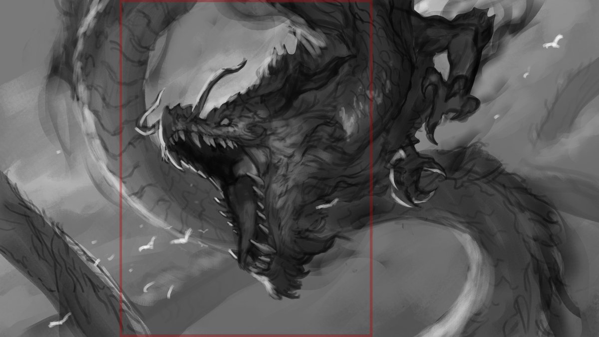 [SKETCHES] These are the sketches that I like the most.I went with a couple of different moods:intimidating, mysterious, and most of all, I tried to show thatthis god could bring calamity wherever he went. I decided to send them-