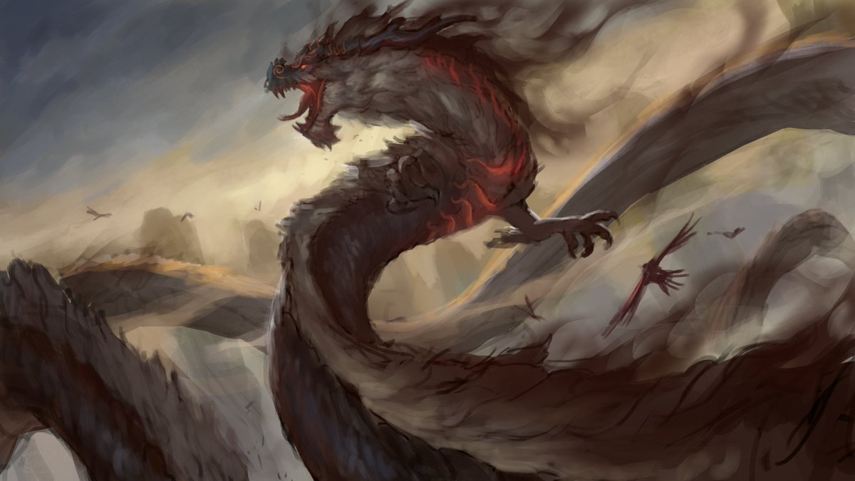 [ROUGH COLOR] After consulting with my co-workers and seniors, I went with this one. I know that I want dark values on his figure so I could convey mysteriousness, so lighter value behind him makes a bettercontrast.