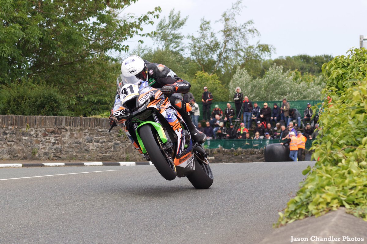 Mike Booth in the Senior TT 2019