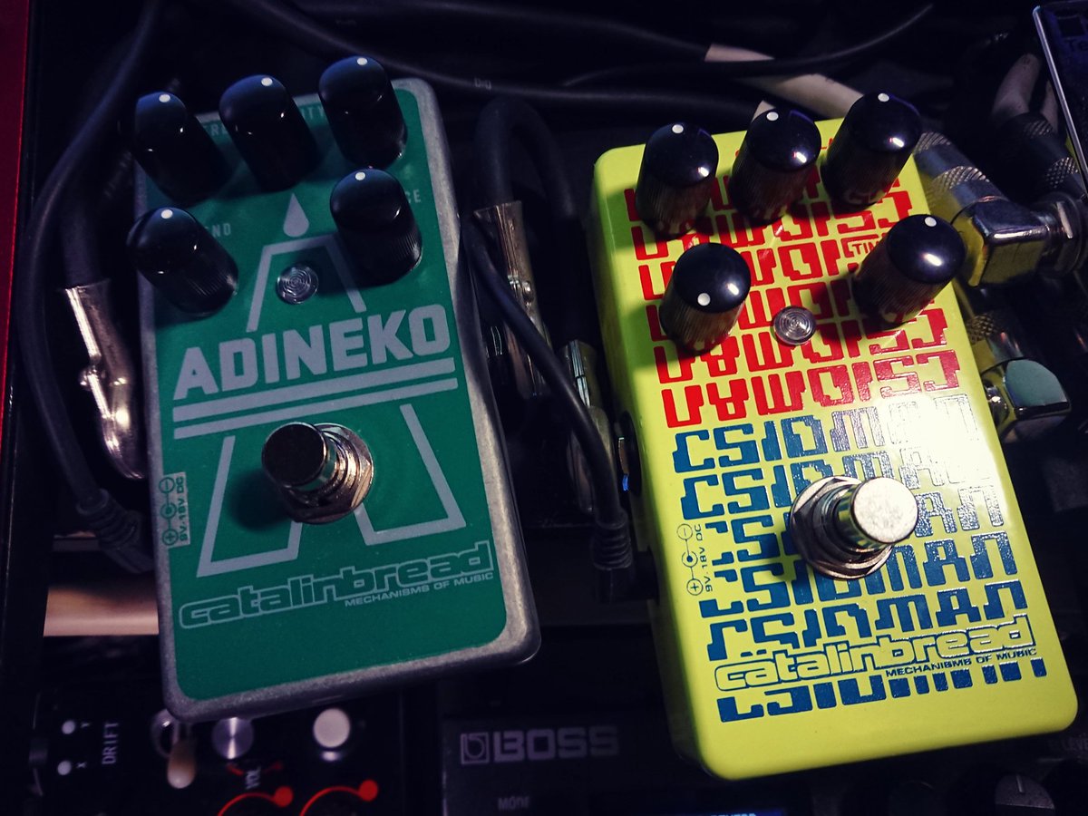junya_koketsu's tweet photo. #Catalinbread #カタリンブレッド

#CSIDMAN グリッチディレイ
#Adineko オイル缶エコー https://t.co/UyqgqZs9qZ