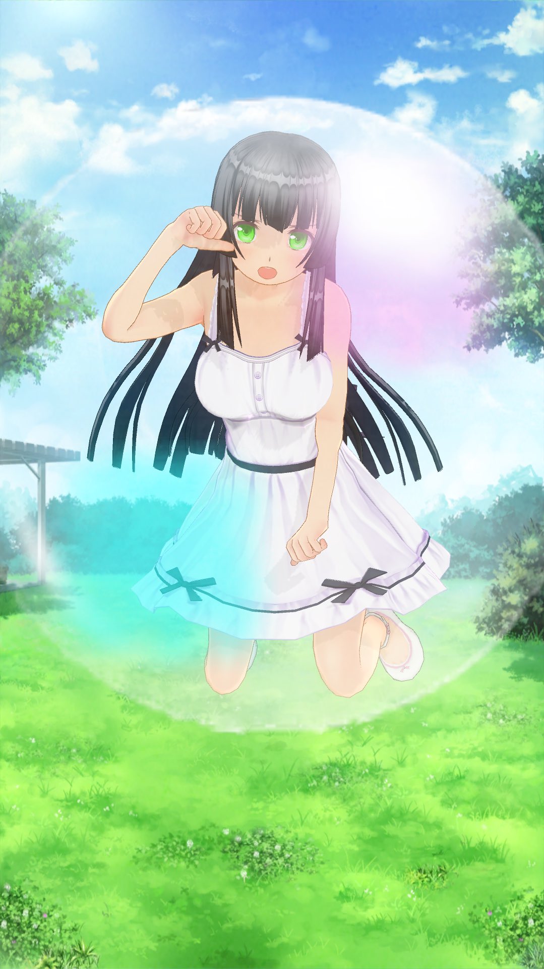 Y わい 即シャボン玉に閉じ込められる風香ちゃん