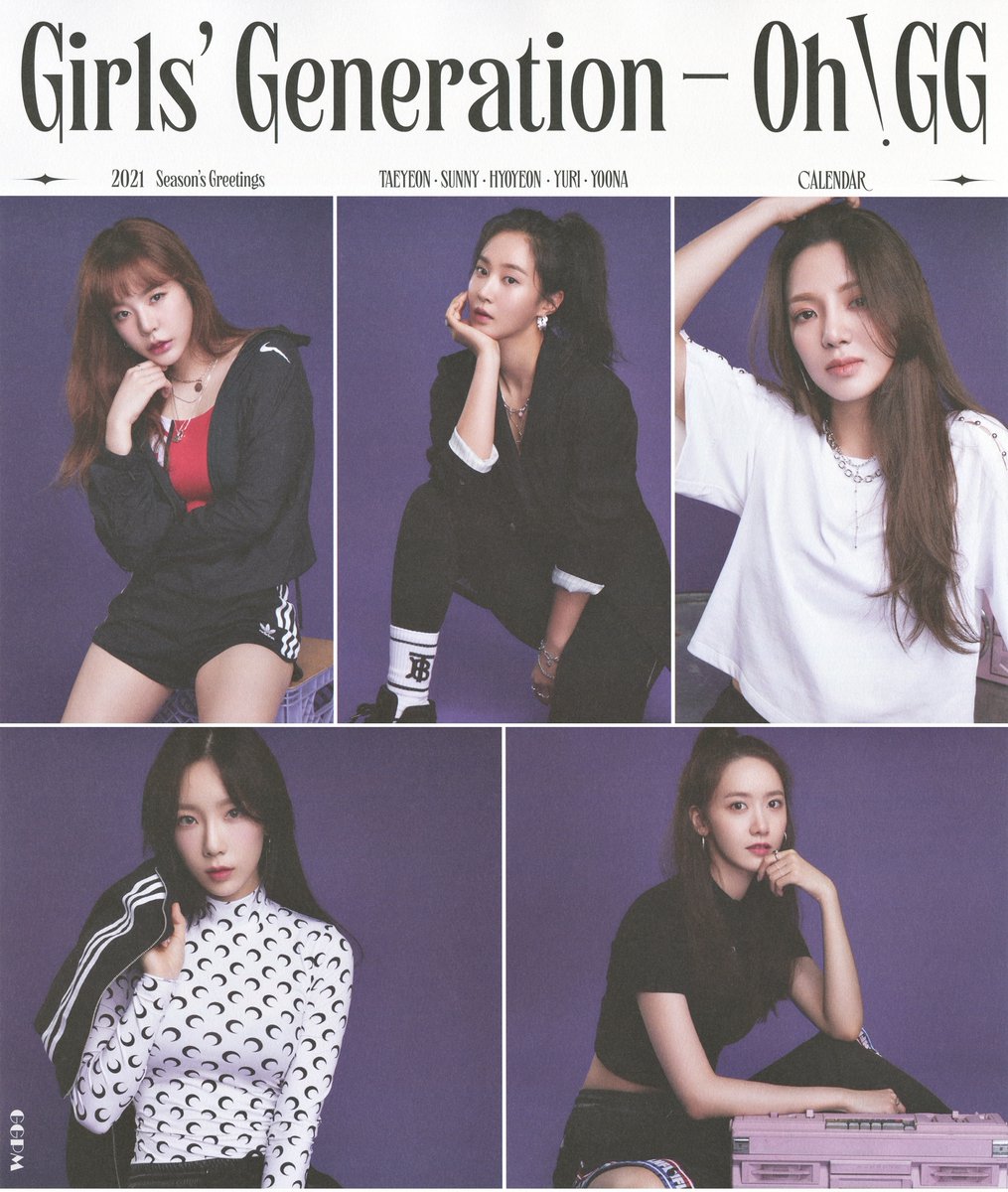 Girls' Generation-Oh!GG SEASON'S GREETINGS 2021 ❣️ 

➜ A4 Poster, Mini Brochure, Desk Calendar, Postcard Calendar, Folded Poster Calendar, Diary, Photo Card, Sticker 
➜ ggpm2012.com/Oh!GG

#소녀시대 #시즌그리팅 #GirlsGeneration #GirlsGenerationOhGG #SeasonsGreetings