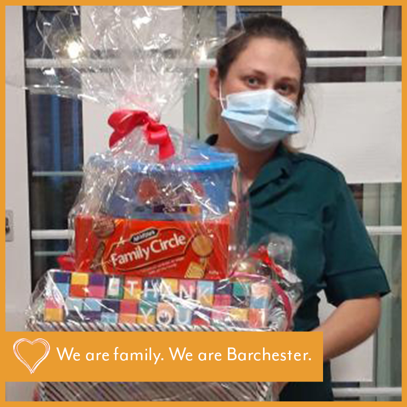 Staff at Spen Court Care Home in Heckmondwike were delighted to receive a beautiful hamper filled with goodies, generously donated by the family of one of their residents. The team say a massive thank you! Interested in a career in healthcare? 👇 jobs.barchester.com