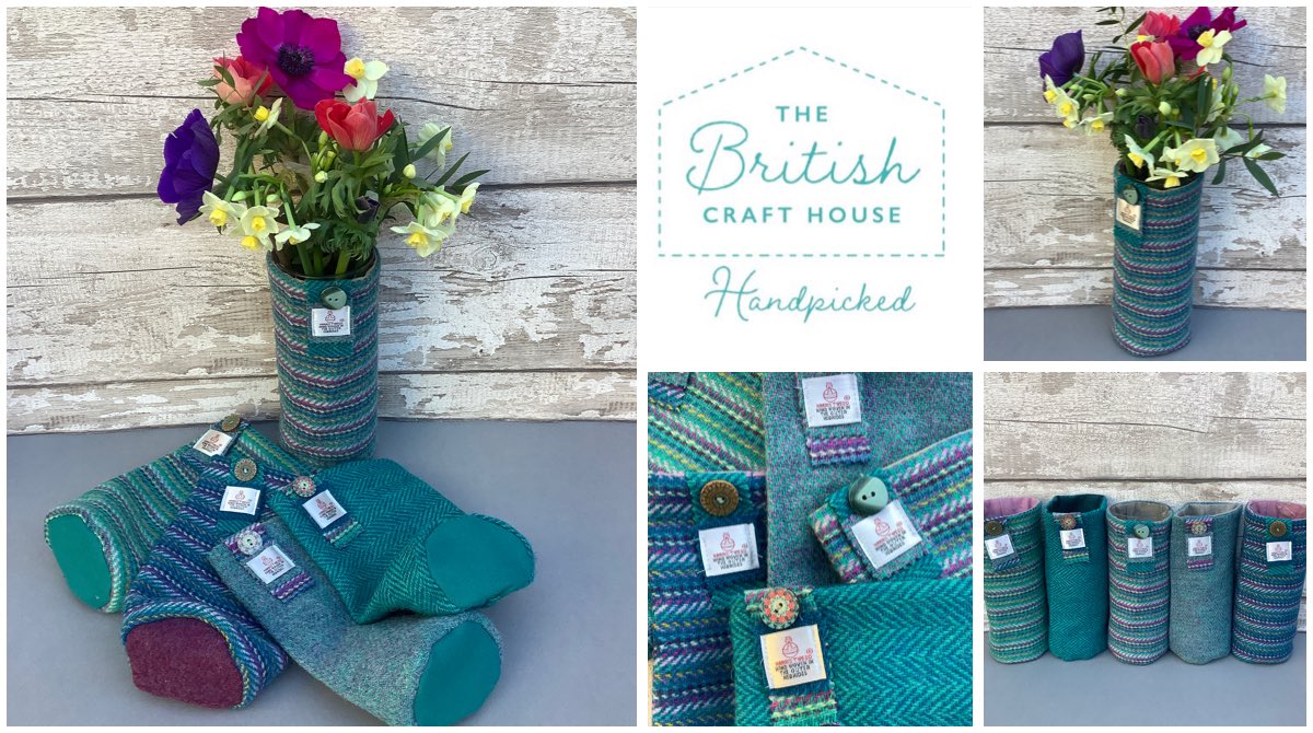fabricvase's tweet photo. New fabulous Turquoise Harris Tweed Fabric Vase just listed on my spot on @BritishCrafting
https://t.co/k998tNe9aP
#tbchdirect #giftideas #Scotland https://t.co/eYyW4bg5sM