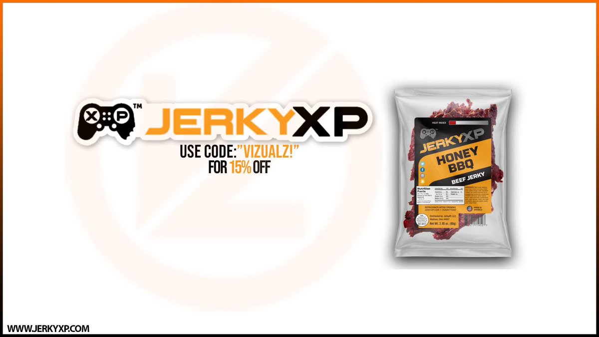 opt1m4lly's tweet photo. Ever get hungry in the middle of streaming? Don't want to go to the kitchen or make something in the middle of stream? Set yourself up for victory with Jerky XP. Use code (VIZUALZ!). #Valorant #ColdWar #ModernWarfare #WarZone #Xbox #Noob #OptiCrew #GrindxGaming #VizuaLz #JerkyXP https://t.co/ungRvnRt7O
