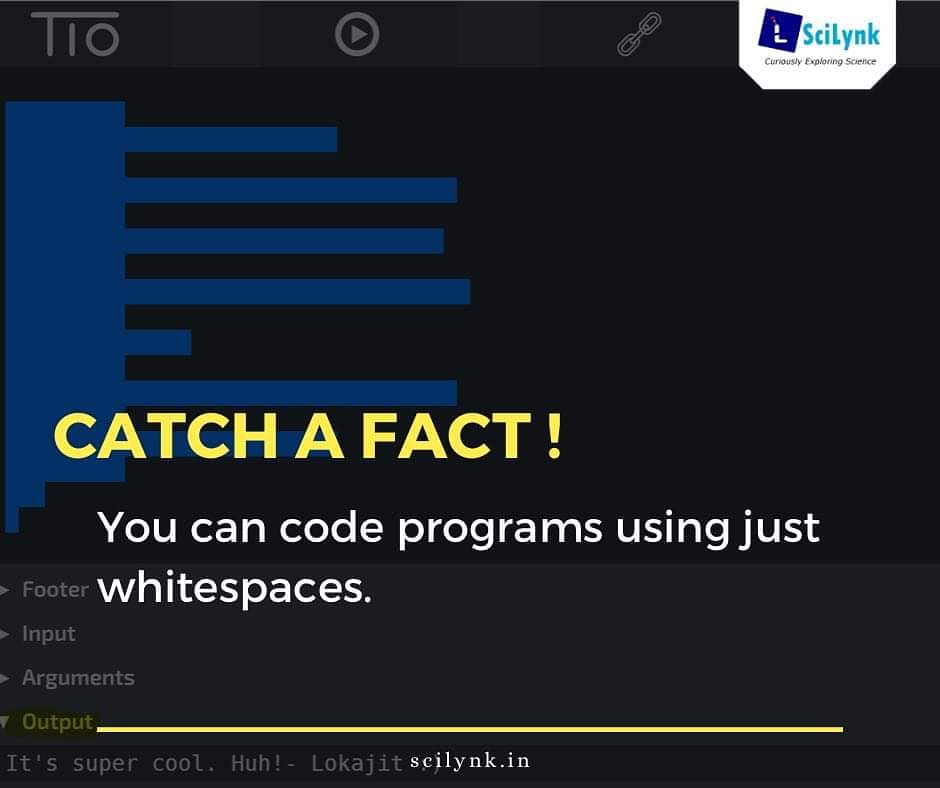 SciLynk's tweet image. Ready to &quot;Catch A Fact&quot;?

#SciLynk
#curiously_exploring_science
#science_for_all
#science #fact #facts #factoftheday #funfact #funfacts #physics #biology #tech #techno #technologynews #technology #programming #programmer #programminglife #programmers #code #coding #white #space
