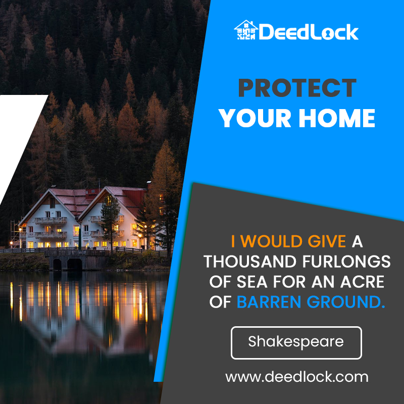 DeedLocknow's tweet photo. “I would give a thousand furlongs of sea for an acre of barren ground.” -Shakespeare

Lock your deed now 😎👉 ( LINK IN BIO)
.
.
Follow 😎👉 @deedlocknow
#deedlock #realestate #realtor #realestateagent #home #property #forsale #investment #realtorlife #househunting #luxury https://t.co/BvNbWXbcIa
