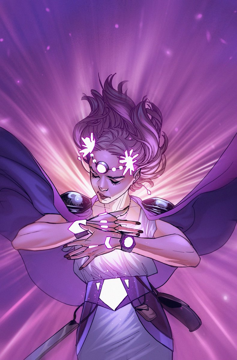 vinitownsend's tweet photo. My color version for this month's @ColoristJam 
Amadinho linces by Amy Reeder
#coloristjam #amethyst #comiccolorist https://t.co/jN8vY5GT64