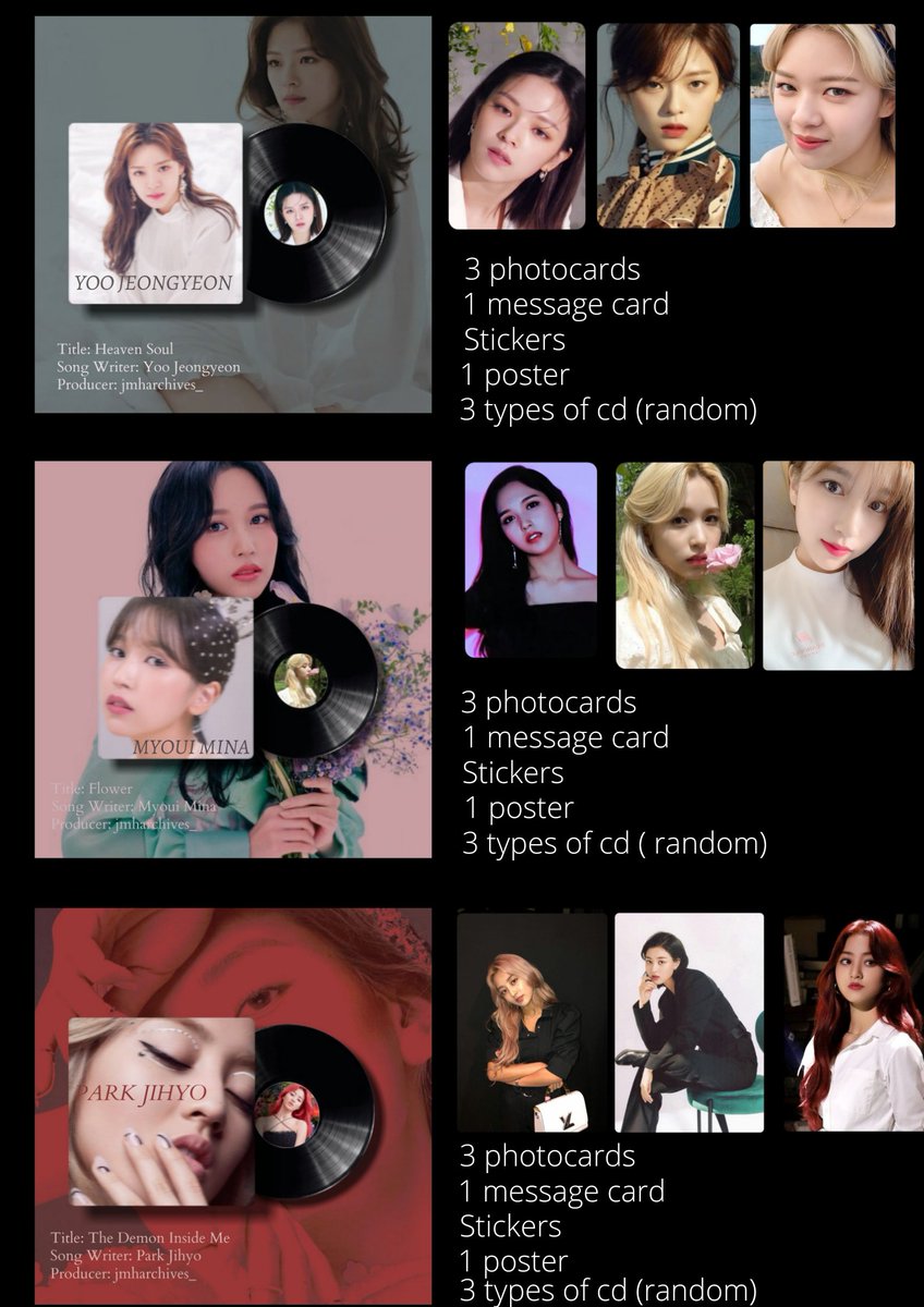 #jeongmihyo: solo vinyl