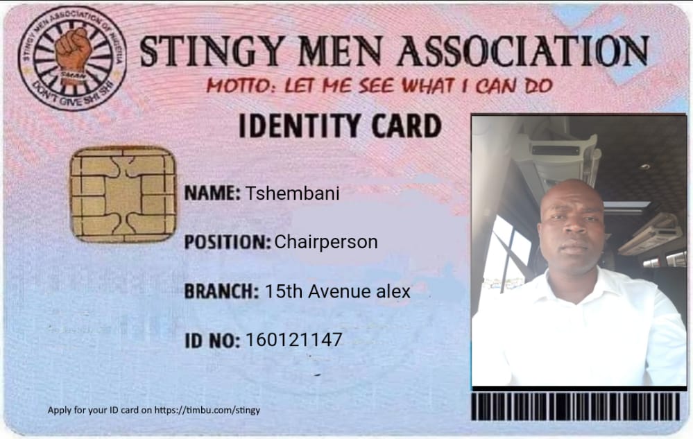 #stingymenassociation
Chairperson present