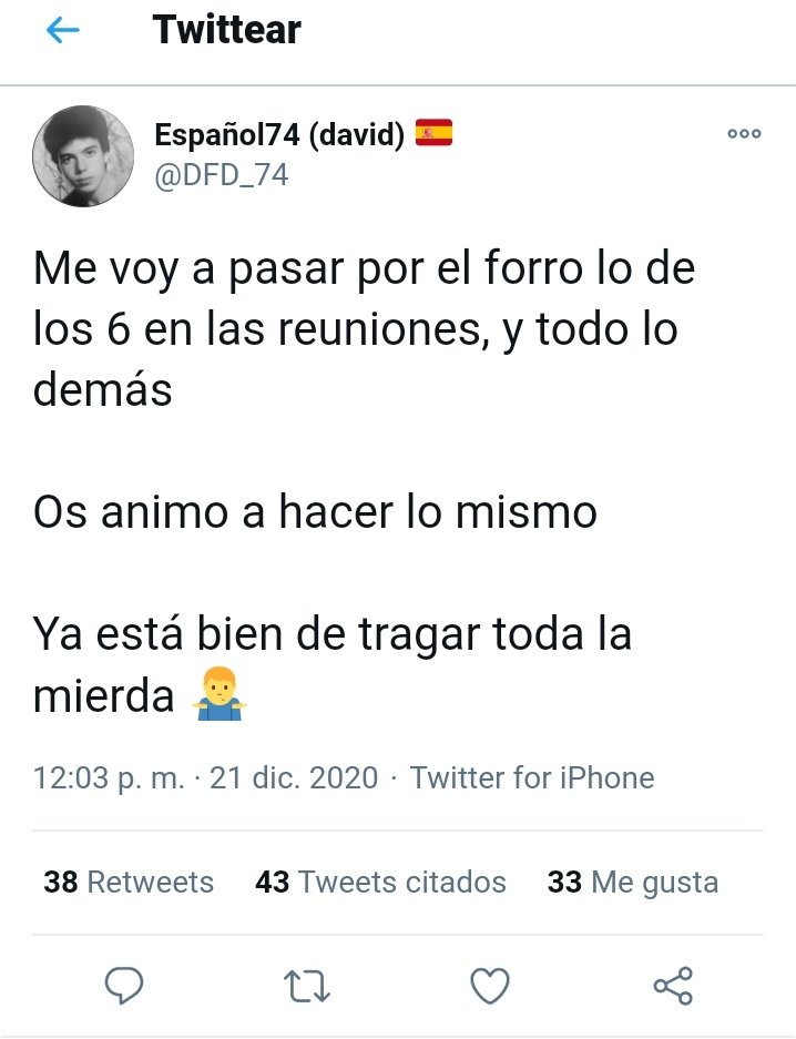 Caborro14's tweet photo. A ver, tampoco voy a decir que me alegre porque no me considero mala persona. Pero yo qué sé. https://t.co/SZtQVBLBuC