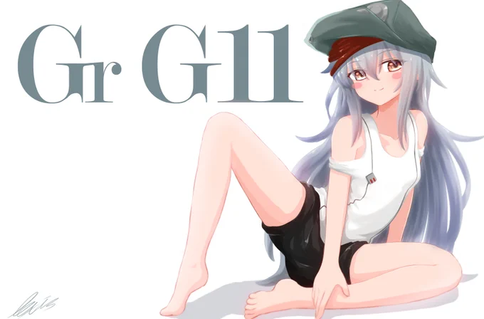 G11でポーズの練習
#ドルフロ #少女前线 #소녀전선 