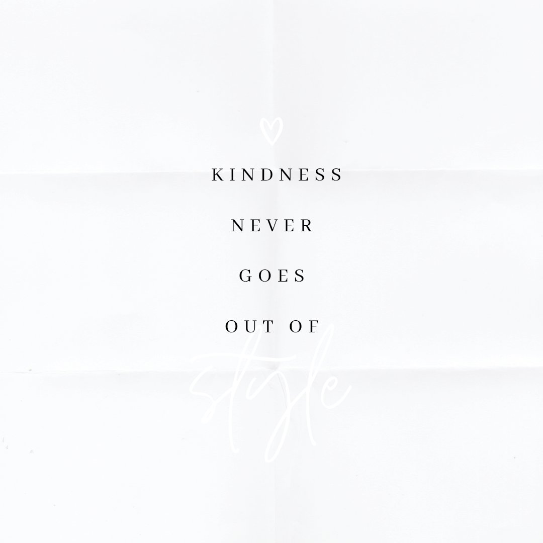 LaMagraConsult's tweet photo. Kindness... we could all use some these days. https://t.co/znJgKq6cpB
