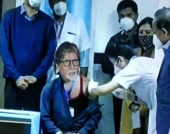 #अमिताभ_बच्चन:- आँय.. मंत्री जी हम #बिग_बी है हमे कोरोनो नहीं होगा

डॉक्टर हर्षवर्धन जी :- चुप Bsdk तेरे को तो 4 टिके लगेंगे दो कोरोनो के और 2 कॉलरट्यून बंद करने के
😜😜👇😜😜